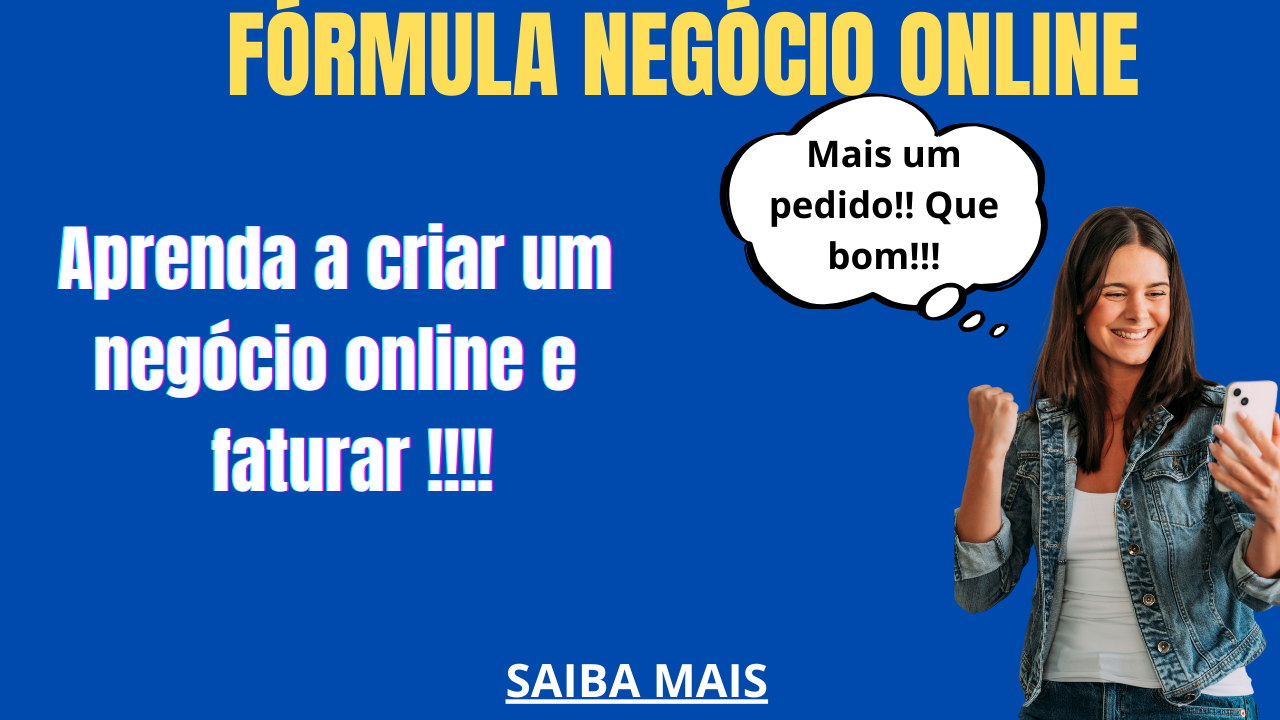 FÓRMULA DE NEGÓCIO ONLINE